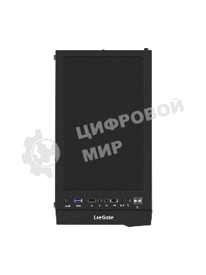 Компьютерный корпус Miditower ExeGate EVO-9211-800NPX (ATX, БП 800NPX с вент. 12см, с окном, 2хUSB+1хUSB3.0, HD аудио, черный, 1 вент. с RGb подсветкой)