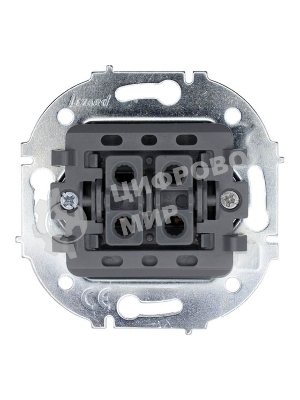 Выключатель проходной 1-кл. СП OSEN 10А IP20 механизм серый матовый LEZARD 743-7488-105