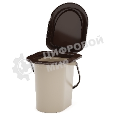 Ведро-туалет Альтернатива М1526 17л бежевый