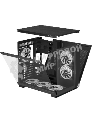 Компьютерный корпус PcCooler C3 T500 BK черный без БП ATX 2xUSB3.0 1xUSB3.1 audio bott PSU