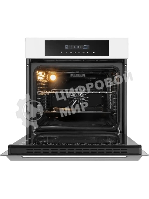 Шкаф духовой электрический Maunfeld AEOD60103W, 60л, дверца с 3 стеклами, белый