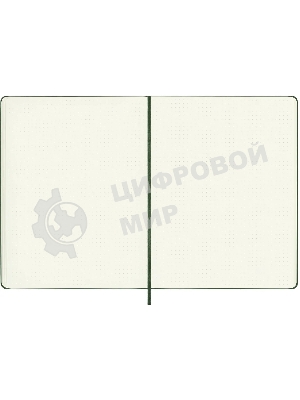 Блокнот Moleskine CLASSIC QP093K15 XLarge 190х250 мм 192 стр. пунктир твердая обложка зеленый