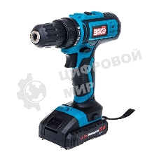 Дрель-шуруповерт Энергопром ДА-12/2Li, 12 В, 2 Ач, 30 Нм, щеточный