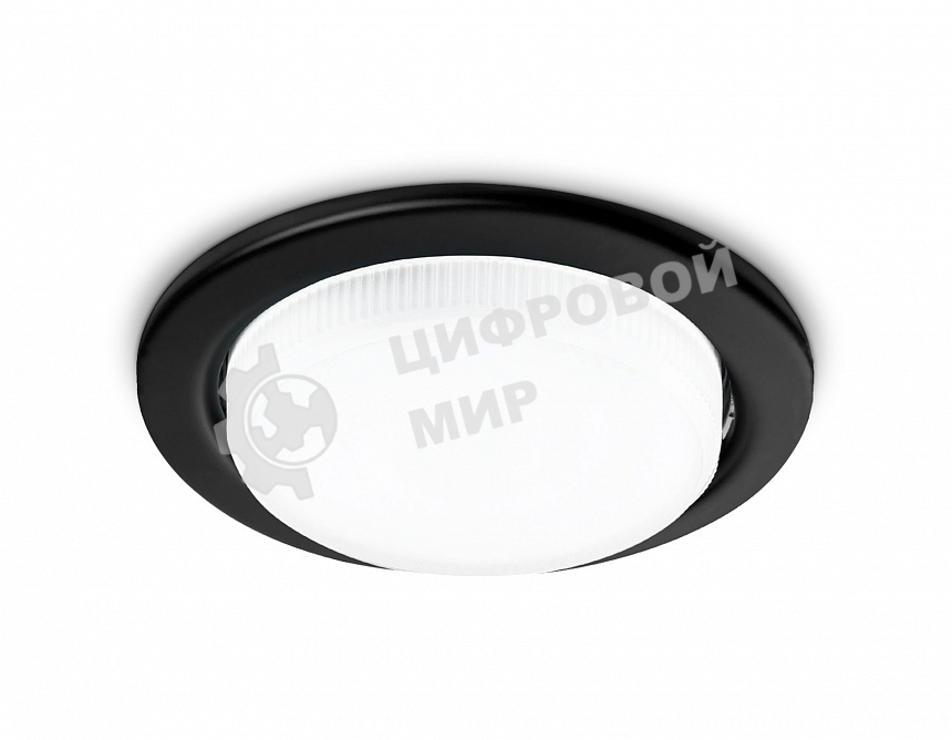 Встраиваемый точечный светильник Ambrella light G101 BK черный GX53