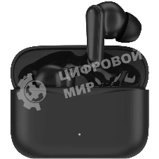 Наушники TWS Hyundai Select H-EP203 черный, внутриканальные, Bluetooth, активное шумоподавление, до 5 ч