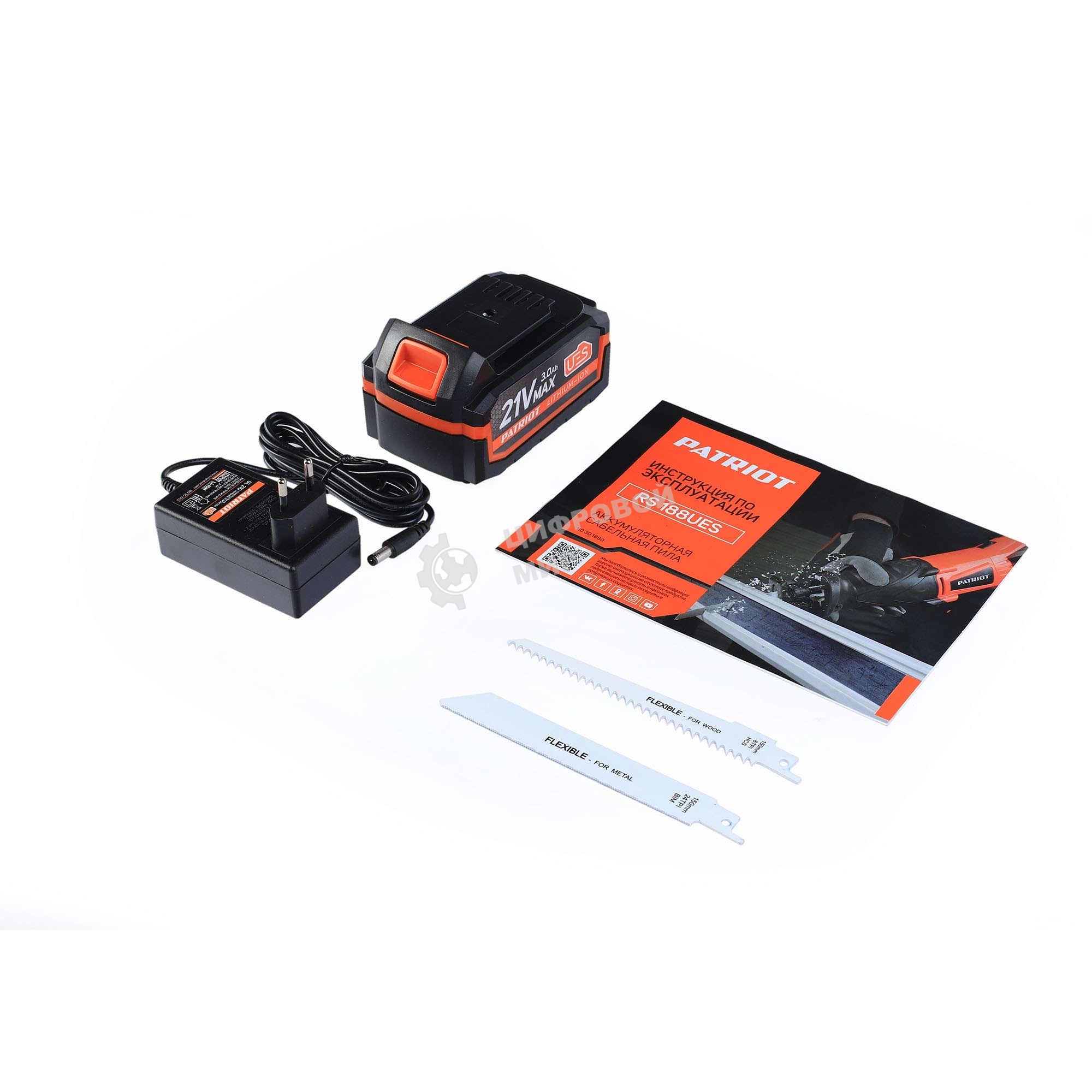 Сабельная пила Patriot RS 188UES аккум. 3000ход/мин (110301880)