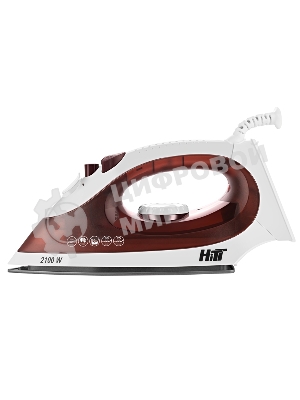 Утюг HITT HT-5111 коричневый/белый, 2100 Вт, 25 г/мин, 80 г/мин, 90 мл