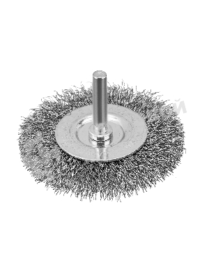 Набор щеток для дрели Denzel 2 Плоские 50-75 мм, 3 Чашки 25-50-75 мм, шпилька, нерж.вит. проволока
