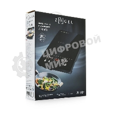 Плита настольная электрическая ZUGEL ZIHF60B чёрный, 2 кВт, индукция, конфорки - 1, стеклокерамика, сенсор