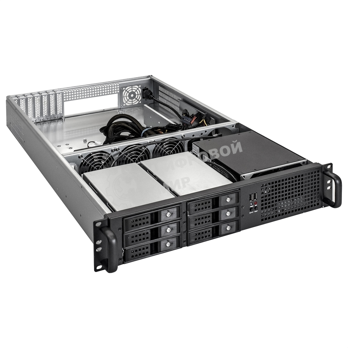 Серверный корпус ExeGate Pro 2U660-HS06 (RM 19