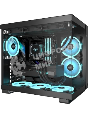 Компьютерный корпус PcCooler C3 T500 BK черный без БП ATX 2xUSB3.0 1xUSB3.1 audio bott PSU