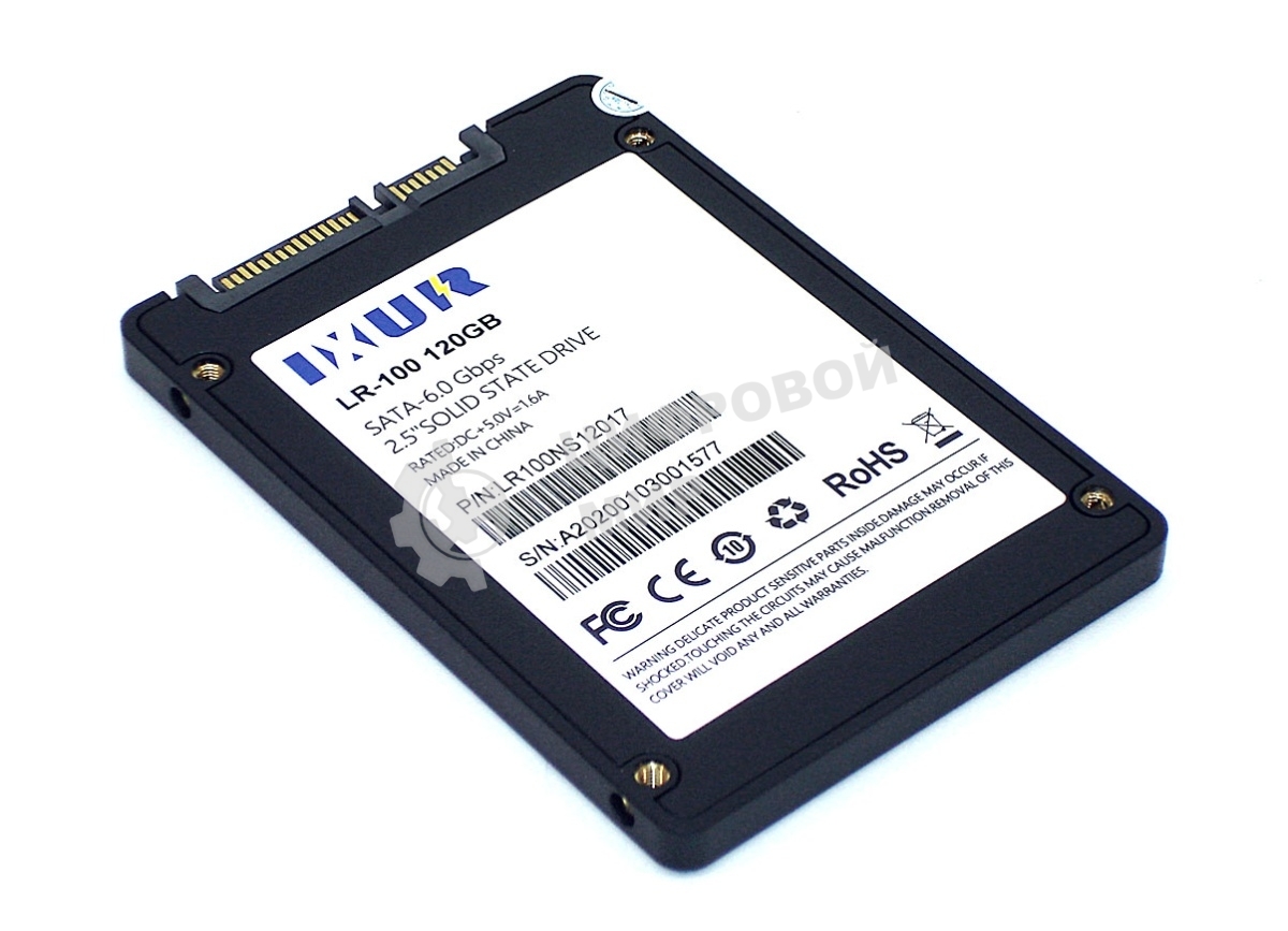 Накопитель SSD IXUR SMS200S3, 120Gb, SATA III, 2.5