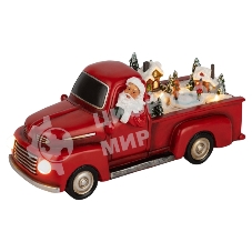 Рождественская композиция ЭРА EFIS-S01 Новогоднее путешествие мультиколор 3*АА, 25*12*17 см