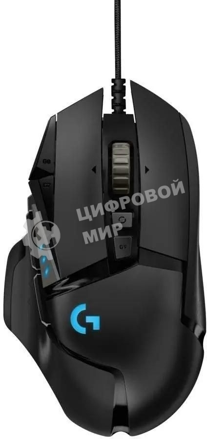 Мышь проводная Logitech G502 HERO черный, 25600 dpi, USB, кнопки - 11