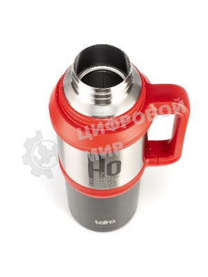 Термос Lara LR04-17 1,2 л нержавеющая сталь/пластик