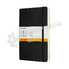 Блокнот Moleskine CLASSIC SOFT EXPENDED QP616EXP Large 130х210 мм, 400 страниц, линейка, мягкая обложка, черный