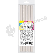 Клеевые стержни Silwerhof 11-200-5-WHI дл.200мм D11мм белый упак:5шт