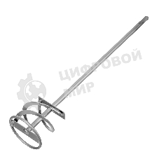 Миксер Сибртех для красок и штукатурных смесей, 80х400 мм, хвостовик SDS plus