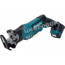 Ножовка Makita JR105DWAE 10.8В 2х2Ач Li-ion слайдер 0-3300об\м ход-13мм рез-50мм 1.3кг чем подсв