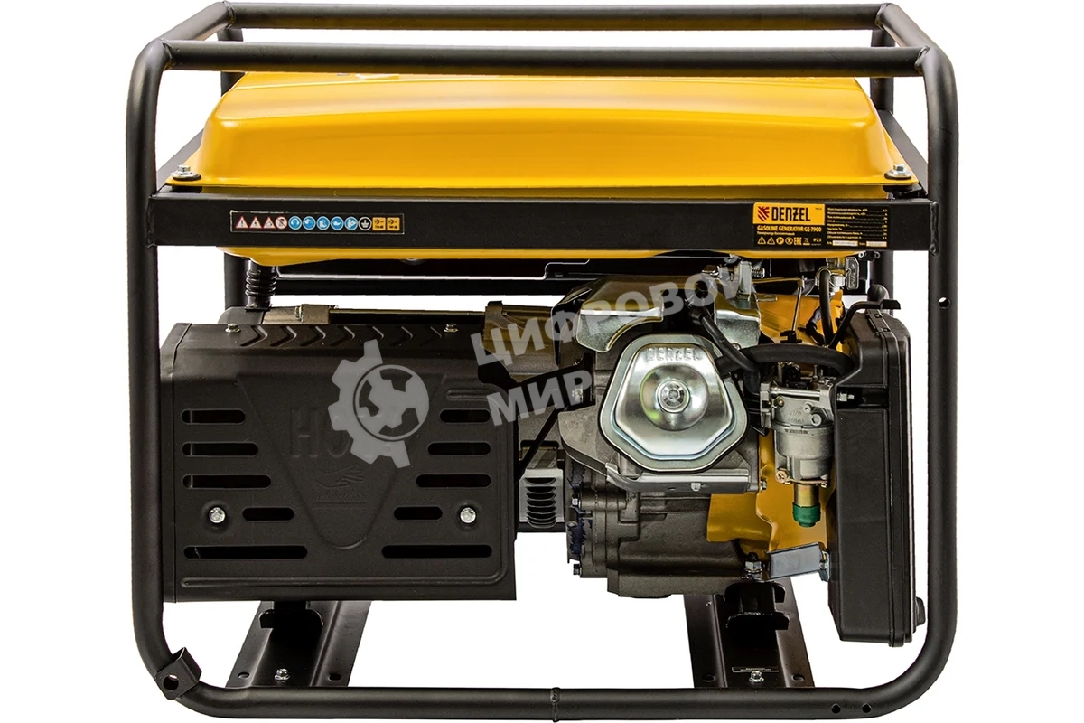 Электрогенератор бензиновый Denzel GE 7900, 6.5 кВт, 97 дБ, 74 кг