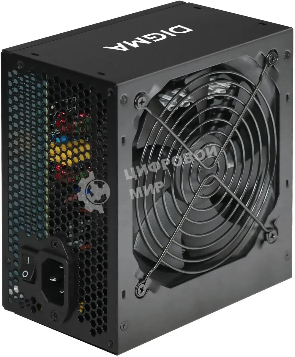 Блок питания Digma DPSU-650W-WH RTL, 650Вт, 80 PLUS, 120мм, черный