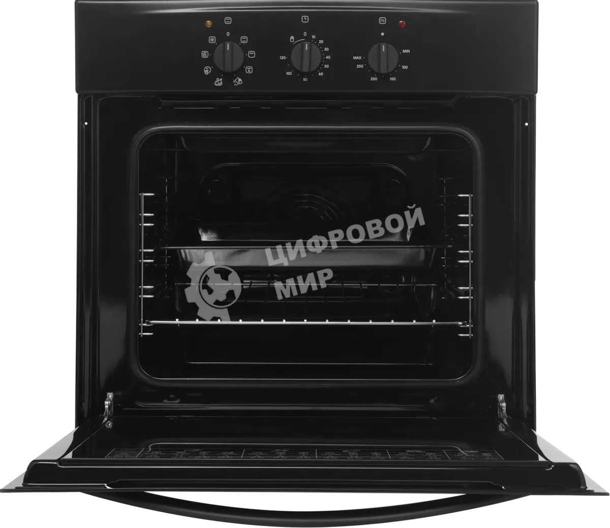 Духовой шкаф электрический Gefest 602-01 А черный, встраиваемый