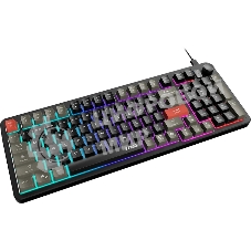 Клавиатура MSI GK110 черный/серый USB for gamer LED (S11-04RU258-HH9)