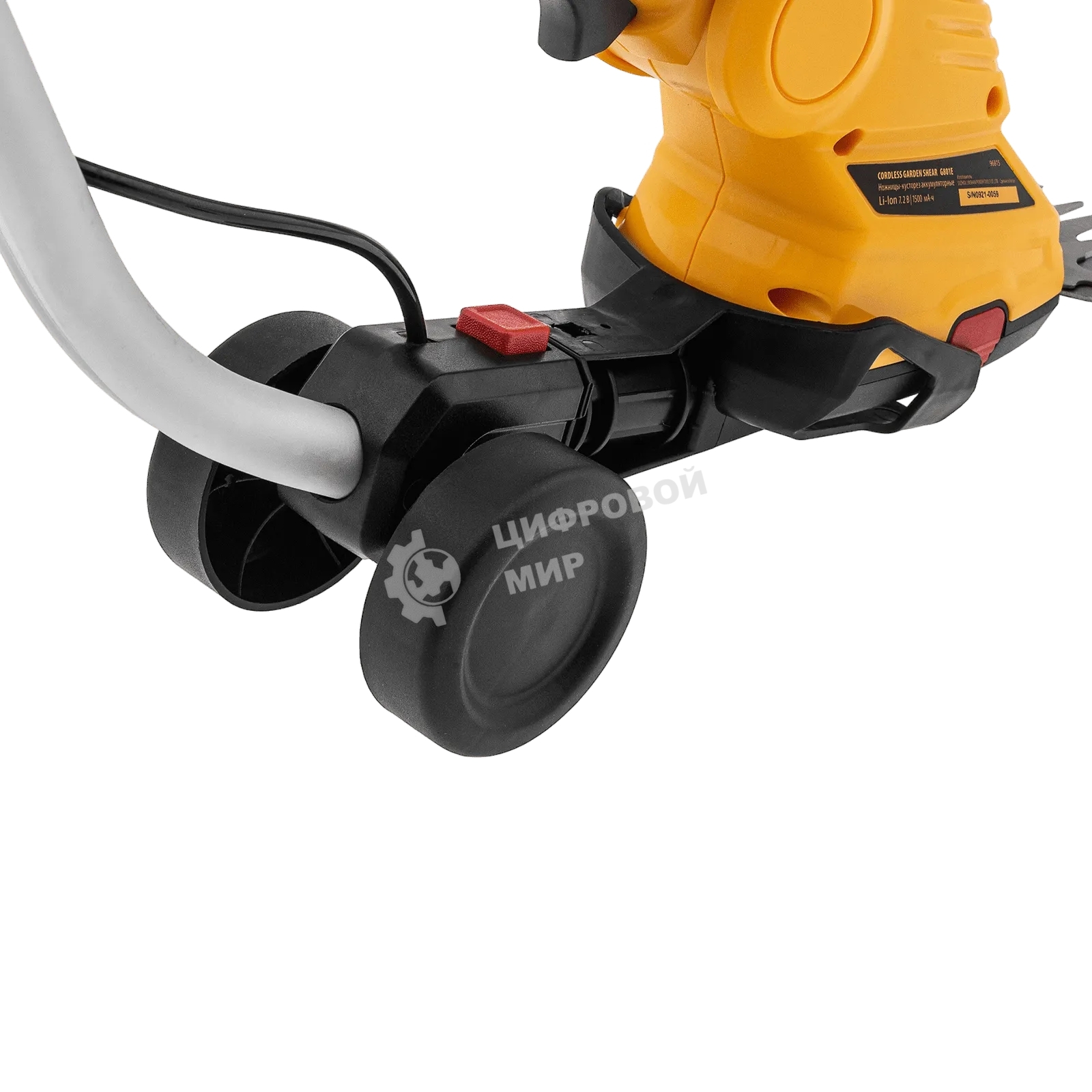 Ножницы-кусторез Denzel G801E с телескопической штангой аккумуляторные с акк. 7,2В Li-Ion 1,5 А·ч