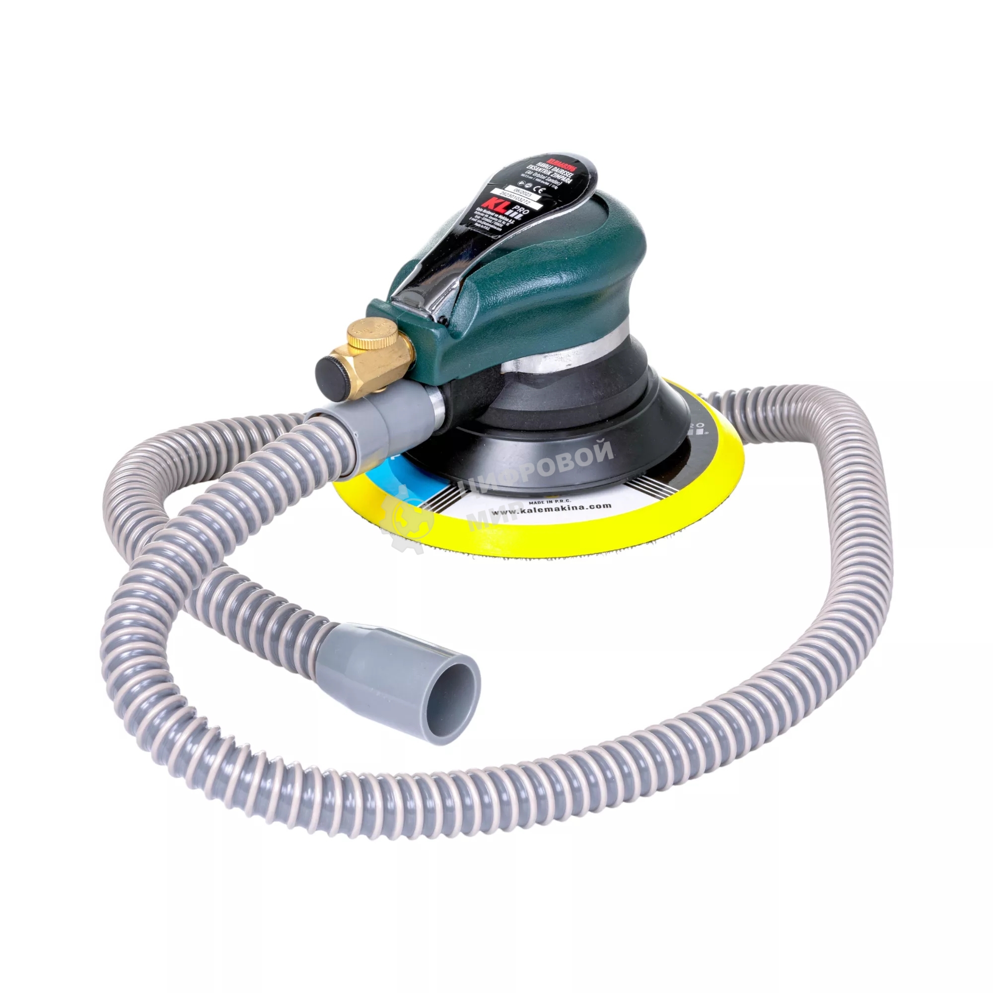 Профессиональная пневматическая орбитальная шлифмашина Klpro KLHA603V6 (150мм, 9000 об/мин, штуцер 1/4)