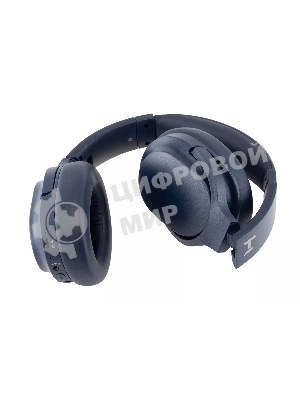 Беспроводные/проводные наушники Harper HB-712 синий, накладные, Bluetooth + проводной, складная конструкция, до 20 ч.