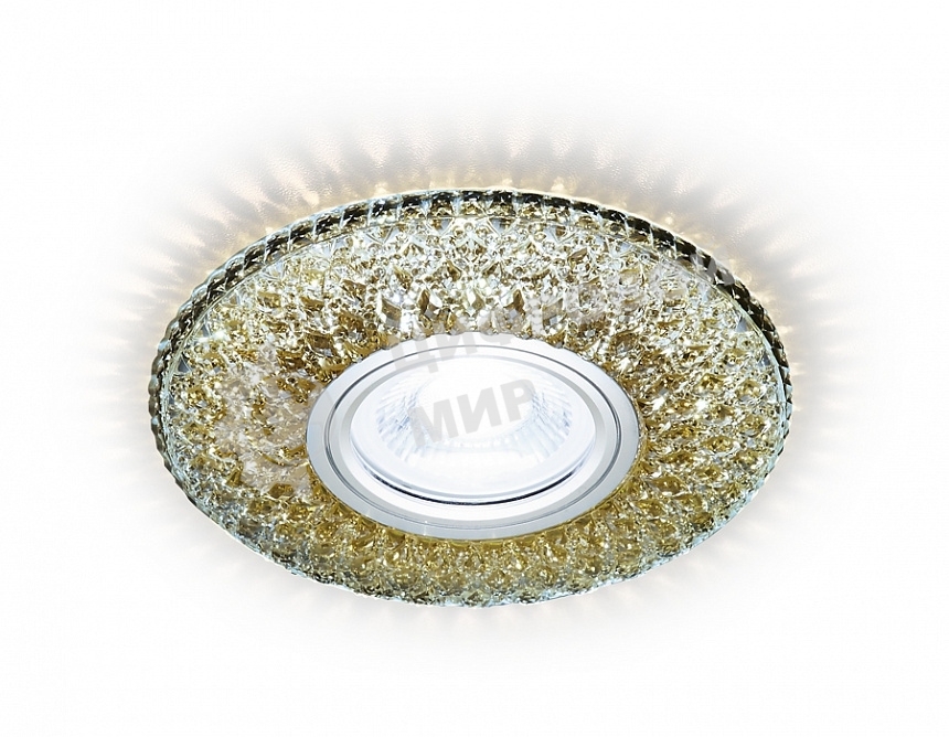 Встраиваемый точечный светильник Ambrella light S333 CF/WR хром/кофе/MR16+3W(LED WARM 3000K)