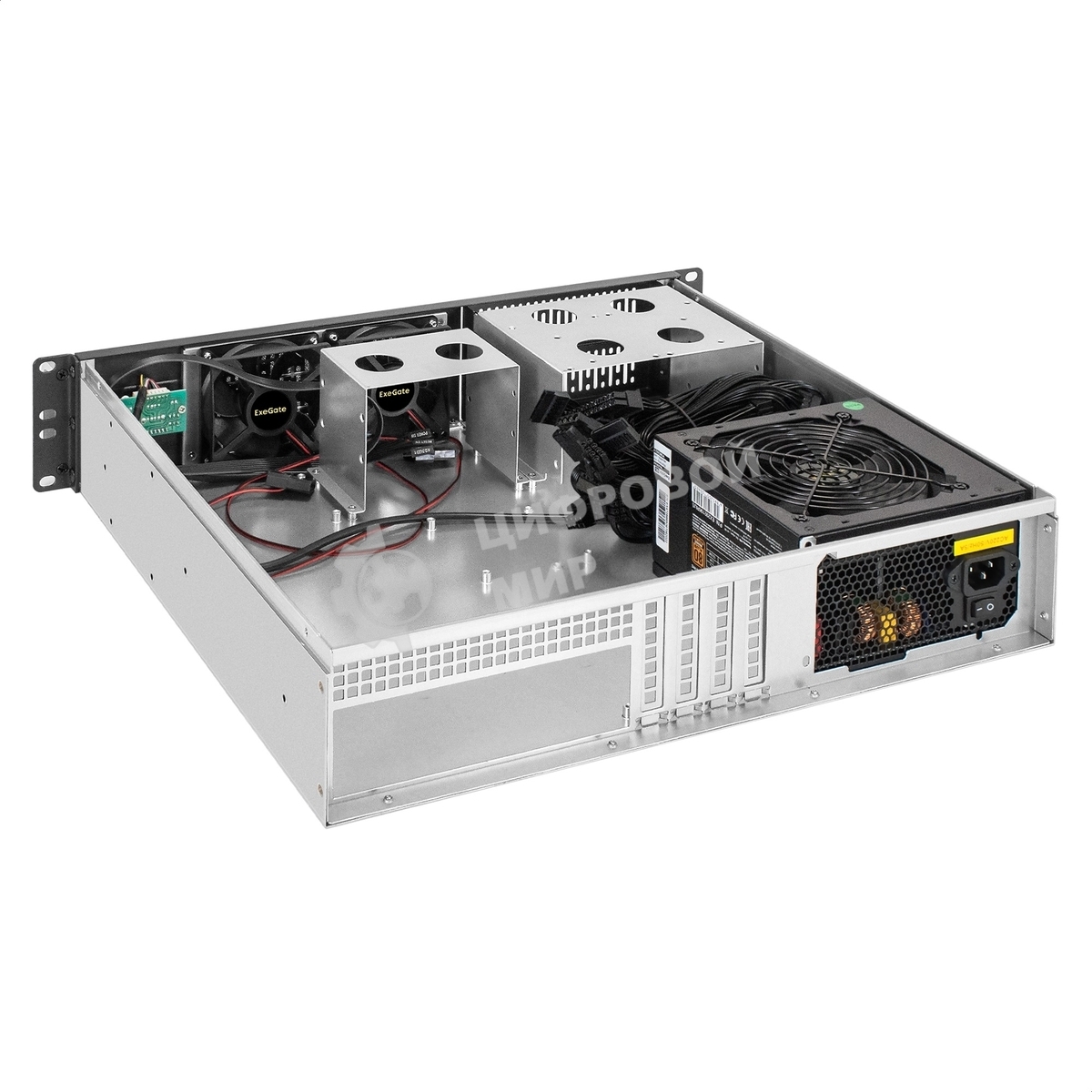 Серверный корпус ExeGate Pro 2U400-02 (RM 19