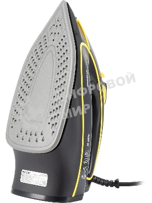 Утюг Hyundai H-SI01560 черный/желтый, 3200 Вт, 35 г/мин, 220 г/мин, 450 мл