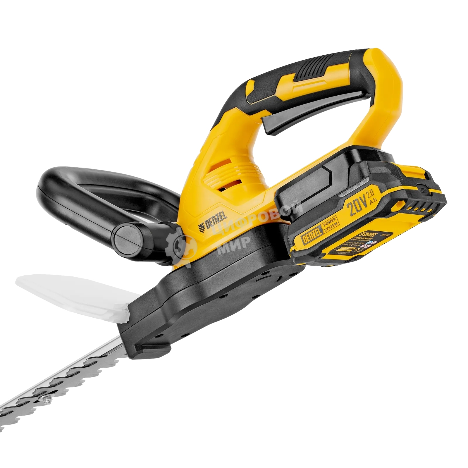Кусторез аккумуляторный Denzel HTD-510, нож 510 мм, Li-Ion, 20 В