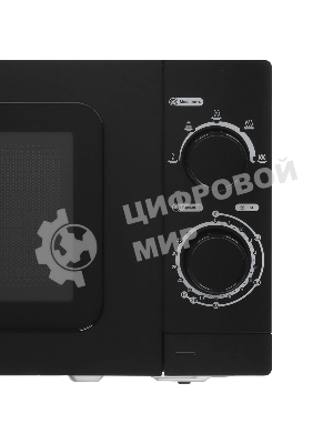 Микроволновая печь Hyundai HYM-M2065 черный 20 л, 700 Вт, поворотный механизм