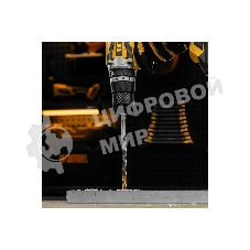 Сверло спиральное по металлу Denzel 10 х 184 мм, Р6М5, Golden Tip, удлиненное