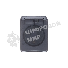 Розетка 1-м ОП AtlasDesign Profi54 16А IP54 250В с заземл. защ. шторки антрацит SchE ATN544045