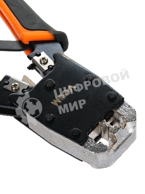 Клещи обжимные VCOM NT081 (кримпер), для разъемов 8p8c, с фиксатором