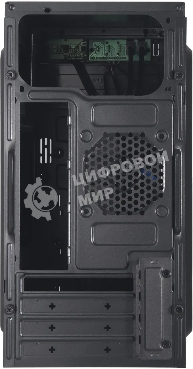 Компьютерный корпус KingPrice KPCC-MN210 черный без БП mATX 1x80мм 2x120мм 2xUSB 2.0 audio