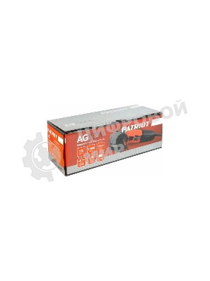 Угловая шлифовальная машина PATRIOT AG 120Mвибро, пылезащищенная. 720 Вт, Диск 125 мм, 11000 об/мин