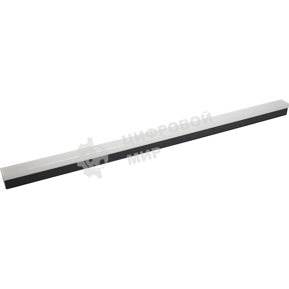 Светильник светодиодный Feron ДПО-36вт 6500К 3200Лм линейный рассеиватель матовый в алюминиевом корпусе черный