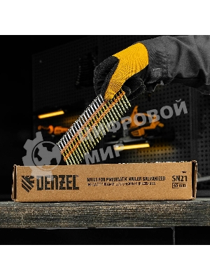 Гвозди Denzel для пнев. нейлера (оцинк.), длина - 65 мм, диам. - 2,9 мм, 2000 шт.