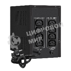 Источник бесперебойного питания ExeGate SpecialPro UNB-1500.LED.AVR.C13.RJ 1500VA/950W, LED, AVR, 6*IEC-C13, RJ45/11, черный