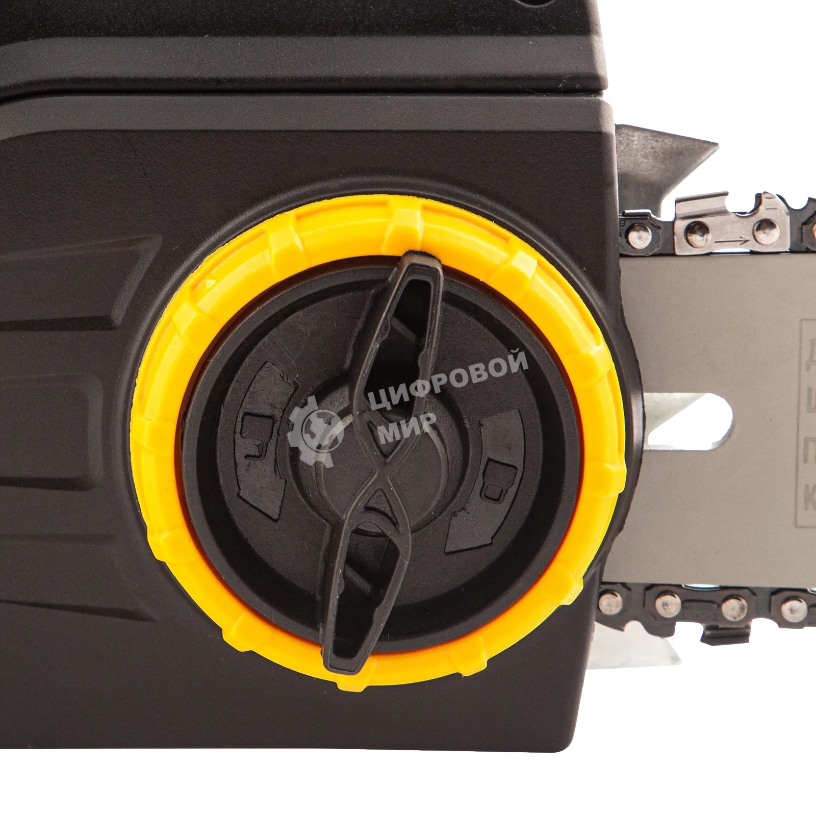 Пила цепная электрическая Denzel EDS-2200, 2,2кВт, продольная, шина 45 см, шаг 3/8, паз 1,3 мм, 62 зв