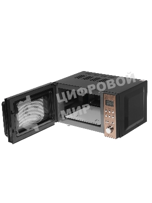 Микроволновая печь Centek CT-1574 черный, 20 л, 700 Вт, переключатели - кнопки, поворотный механизм