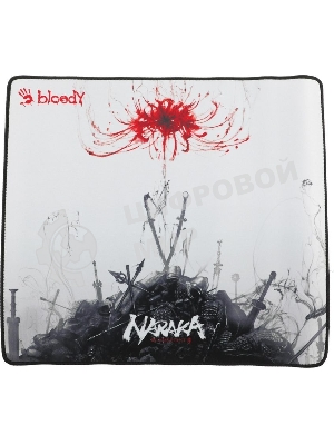 Коврик для мыши A4Tech Bloody BP-45 Naraka белый/рисунок 450x400x3мм