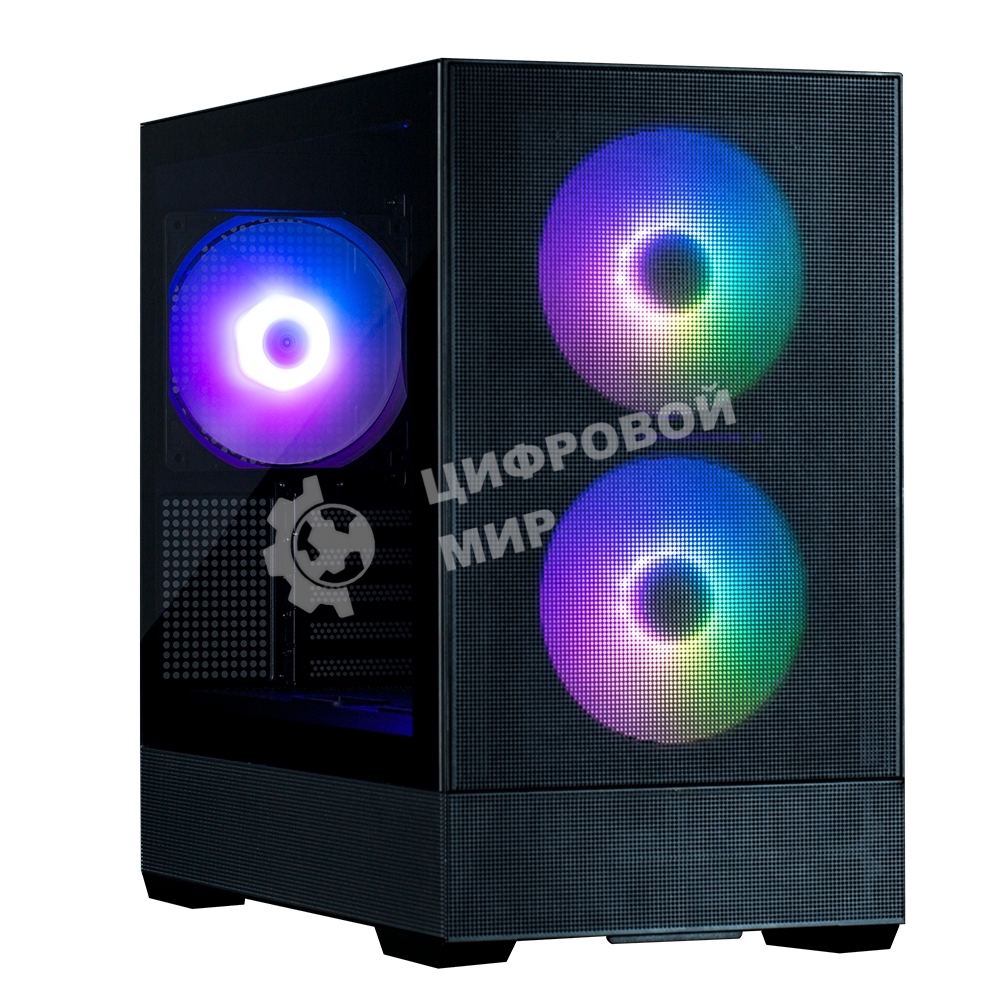 Компьютерный корпус ZALMAN P30 AIR, MATX, BLACK, WINDOW, 2xCombo (3.5'' or 2.5''), 3x2.5