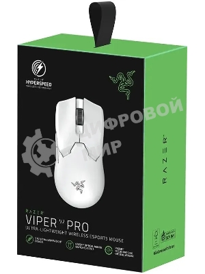 Мышь беспроводная/проводная Razer Viper V2 Pro белый, 30000 dpi, радиоканал, USB, кнопки - 5