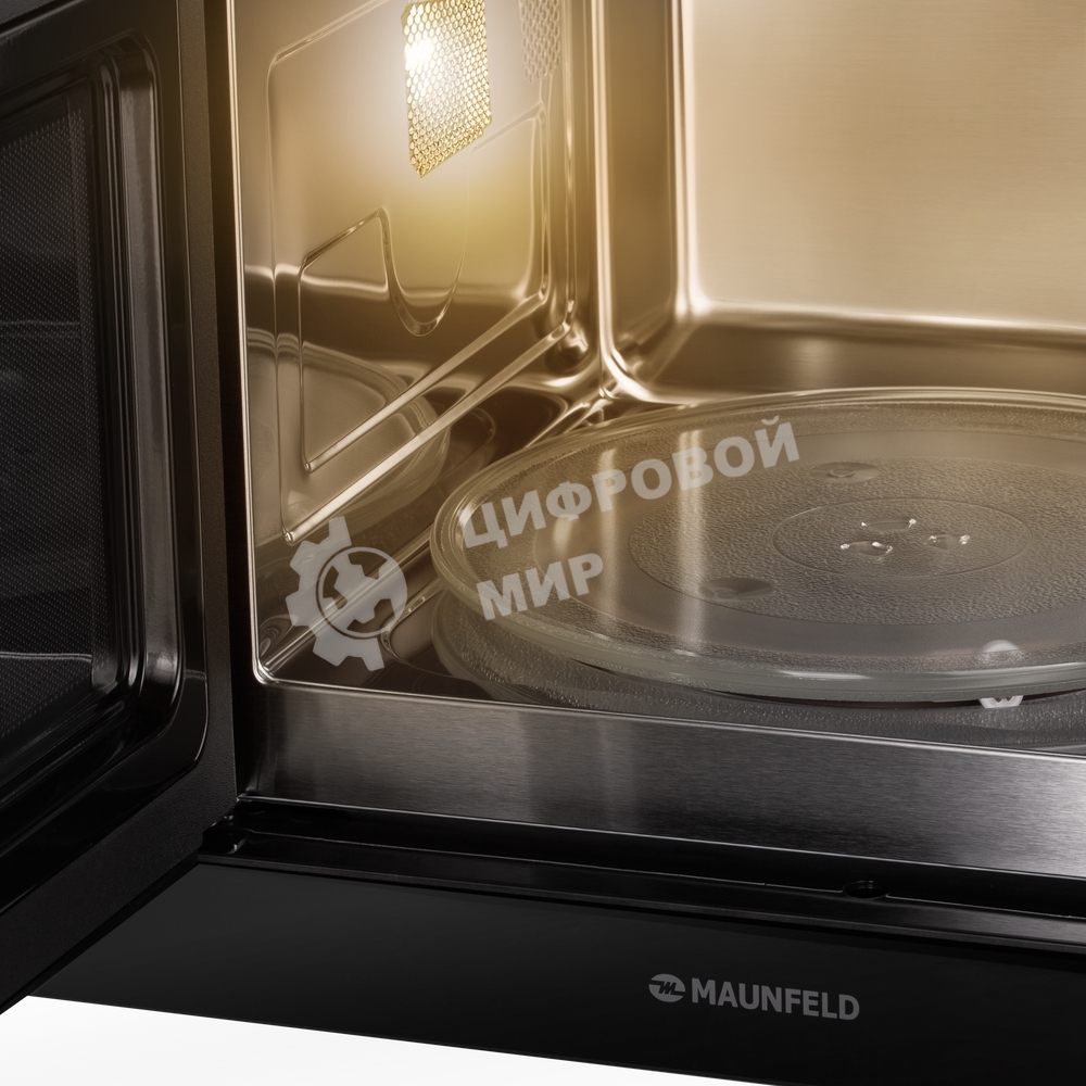 Микроволновая печь встраиваемая Maunfeld MBMO925SGb11 черный, 25 л, 1000 Вт, переключатели - сенсор