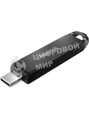 Флешка USB SanDisk CZ460 Ultra (SDCZ460-064G-G46), 64Gb, USB Type-C, R/W 150/30, черный